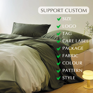 Dernier design, ensemble de literie <span class=keywords><strong>AIMEE</strong></span> 100% polyester, confortable, résistant aux plis, 4 pièces, drap plat, couleur dégradée moderne imprimée - Product Image 5
