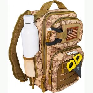 Muestra Gratis: Mochila de Pesca Impermeable Grande con Soporte para Cañas, Bolsa de Pesca Multifuncional con Cubierta Protectora para Lluvia - Product Image 1