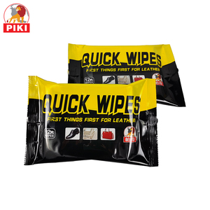 <span class=keywords><strong>PIKI</strong></span> Eco-Friendly 12PCs Toallitas de limpieza de tela no tejida-OEM/ODM Toallitas de cuero para zapatos y coche Toallitas de brillo rápido para el cuidado de múltiples superficies - Product Image 2