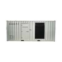 Conteneur de 20 pieds 500kva 1000kva générateur diesel silencieux 1000kw 6 cylindres Super silencieux 1500/1800 tr/min 240v 480v tension nominale