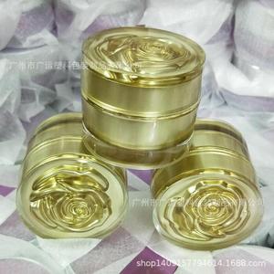 Tarro de crema acrílico cilíndrico con tapa de rosca de 1230g, envase cosmético para crema facial, botella recargable al por mayor - Product Image 4