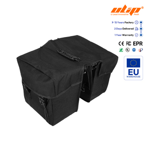 Sacoche de vélo rigide noire pour porte-bagages arrière de VTT, sac de rangement de voyage pour siège arrière rigide - Product Image 1