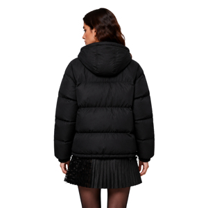 Blouson matelassé unisexe à capuche graphique bouche de requin, manteau d'hiver chaud court style streetwear, personnalisable OEM ODM, vente en gros - Product Image 3