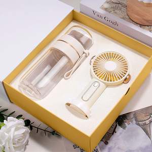 High Quality Fan Umbrella Wholesale Promotional <b>Gifts</b> Set Customize Logo Luxury <b>Gift</b> Foldable Pocket Umbrella With Fan - Product Image 4