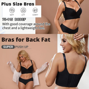 <span class=keywords><strong>Soutien</strong></span>-<span class=keywords><strong>gorge</strong></span> push-up confortable à armatures pour femmes grandes tailles, bonnets fins, tailles 34-50, pour dissimuler la graisse du dos - Vente en gros usine - Product Image 3