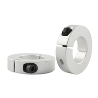 Collier de serrage monobloc en alliage d'aluminium pour axe fendu, type de fixation, pour positionnement d'axe