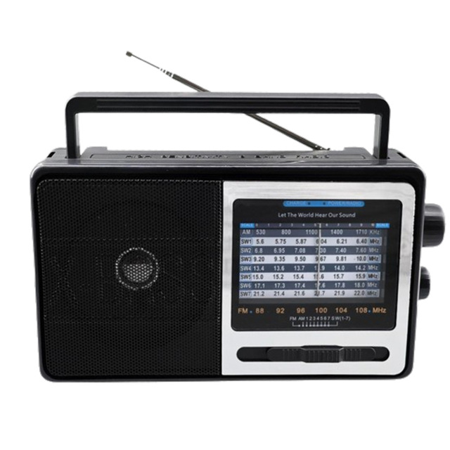 MLK-8128 Am Fm Radio with Best Reception Multi Band Battery Operated Portable Vintage Pocket Radio