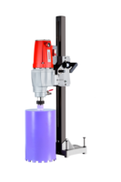 Perceuse à carottage diamantée électrique industrielle portable professionnelle pour le perçage de murs en béton, capacité de perçage maximale de 210 mm, OEM variable