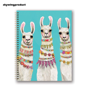 Skywing product2023 פופולרי 8.5 x11 "עיצובים מותאמים אישית נוספת מחברת ספירלה קשה עם דפים 160 עבור מתנה ופתקים יומיים - Product Image 4