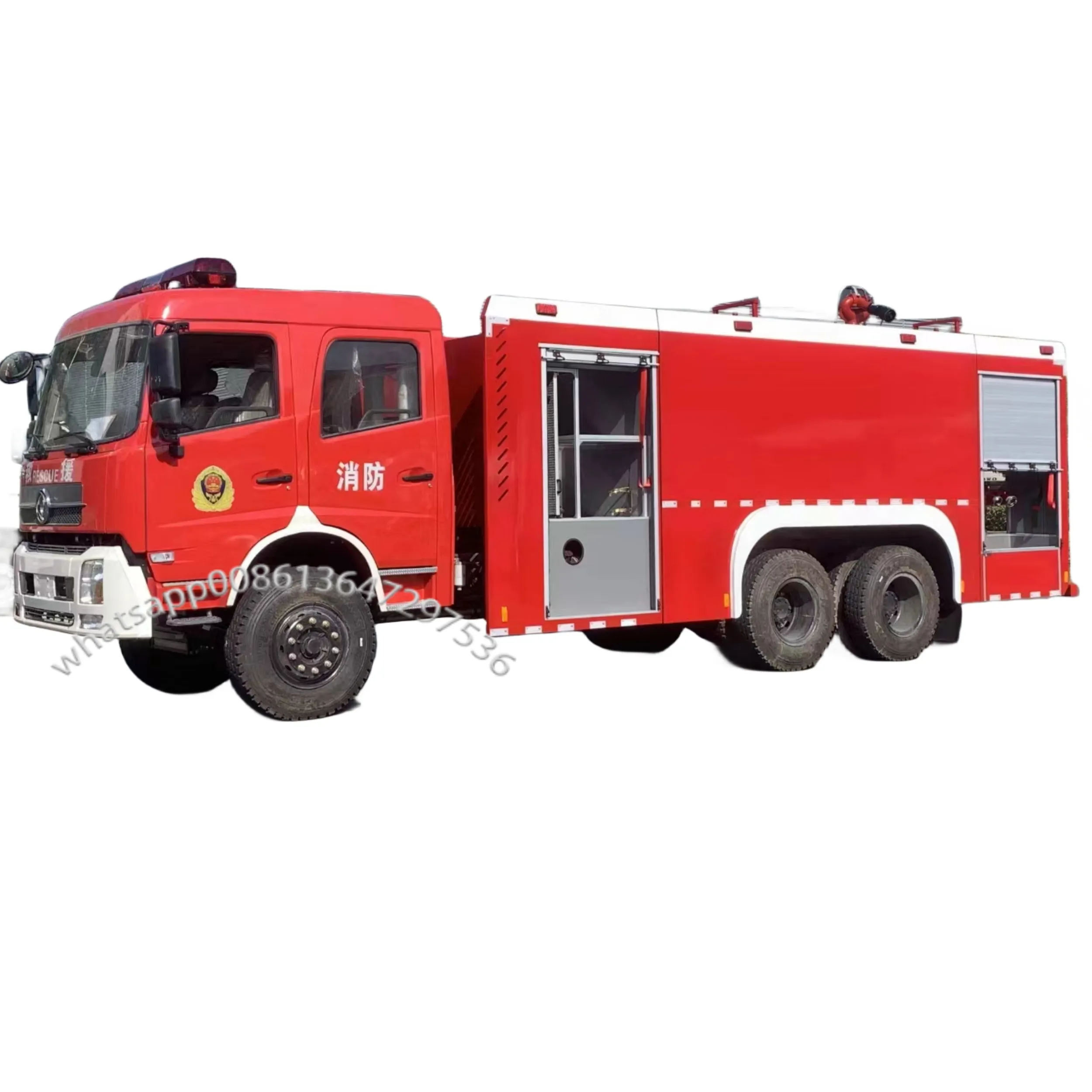 Moteur de camion de pompiers d'eau et de mousse d'ISUZU