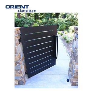 2020 nouveau design petit unique piétonnière en métal lame horizontale porte - Product Image 4