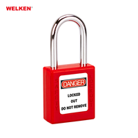 Cadenas à clé maîtresse ABS, cadenas de sécurité 38mm 76mm, anse de sécurité, cadenas de sécurité KD KA
