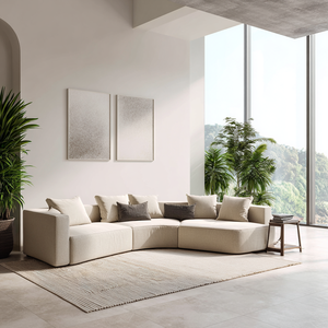 Sofá seccional modular moderno, conjunto de sofá dorado de lujo, muebles, tapicería curvada americana, sofás de sala de estar para hotel en casa - Product Image 5