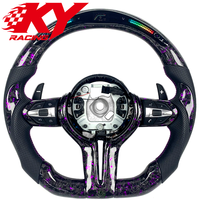 Volante de Carreras de Fibra de Carbono Forjado Personalizado para BMW F87 F83 F34 F32 F30 F22 F10 M3 M4 Serie 5