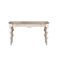 Table console moderne en bois de style campagnard antique européen avec marbre moderne créatif nordique pour salon hôtel nouveauté