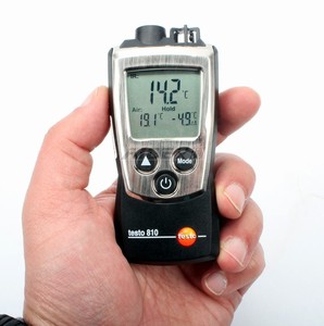 เทอร์โมมิเตอร์อินฟราเรดไร้สายแบบพกพา Testo 810 Mini ระดับอุตสาหกรรม สำหรับใช้งานภายในอาคาร - Product Image 3