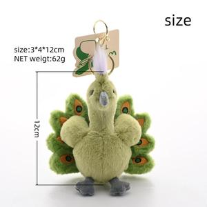 En gros, Ornements en peluche décoratifs motif oiseau, avec rembourrage en coton PP, doublure en maille, finition lavée, pendentif figurine souvenir du zoo - Product Image 3