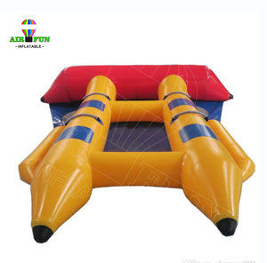 אוויר כיף PVC אטום ספורט מי ים משחקי ספורט מתנפחים גרור צינור מים מעופף סירה ניתנת לגרירה דג זבוב מתנפח למשחקי מים - Product Image 5