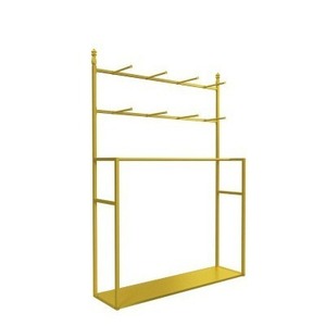 Estante de moda para tiendas de ropa Mostrador de tienda de ropa Estante de exhibición de ropa de pie - Product Image 4