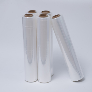 Film Estirable Transparente de 20um y 500mm para Envolver Palés, 4 Rollos/6 Rollos/Caja - Product Image 1