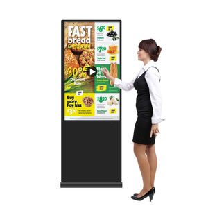 Écran tactile publicitaire intérieur 43 49 55 pouces, support LCD numérique sur pied pour les magasins de détail et les centres commerciaux aux États-Unis - Product Image 4