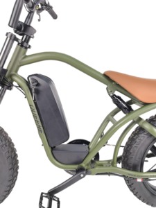Bicicleta Eléctrica QUEENE con Suspensión Completa, 7 Velocidades, Llantas Gruesas de 20 Pulgadas, Cuadro de Aluminio Híbrido, Frenos de Disco, Precio al por Mayor - Product Image 2