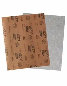 Norton-hojas de papel de esmeril A275, para herramientas abrasivas de madera, papel de lija Norton p400