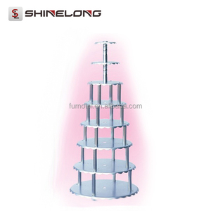 V532 Luxury Hotel/Bakery/Wedding Plastic Revolving <b>Rotating</b> Cake Stand V532 Cake Stands V532 V532 Cake Stands V532 V532 Cake Sta - Product Image 3