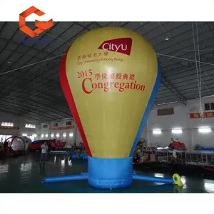 सस्ती कीमत विज्ञापन inflatable गर्म हवा के गुब्बारे pvc ऑक्शफोर्ड इंफ्लेटेबल ग्राउंड गुब्बारे