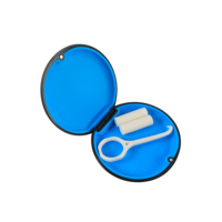Boîte de rangement magnétique personnalisée Decaresmile pour aligneurs dentaires, étui pour appareil de rétention, boîtes orthodontiques en silicone colorées