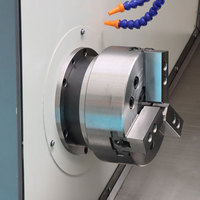 Tour CNC à banc incliné WJ560 avec outils motorisés, tour CNC économique, système FANUC en option