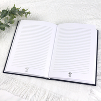 Vente en gros bon marché A5 carnet de notes personnalisé couverture rigide quotidien ligné carnet de notes blanc tissu lin tissu porte-stylo papier de carton