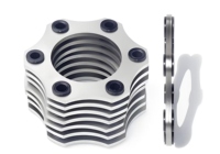 Accouplements à disque à diaphragme flexible à six trous, haute performance, en acier 304, composants élastiques universels, structure compacte OEM