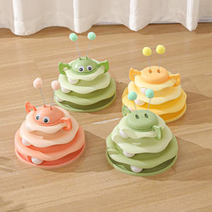 Bee Roly Poly Play disco eco-friendly interattivo gatto giocattolo per auto divertente pratico gatto Teaser e strumento di arricchimento - Product Image 2