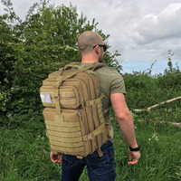 Chaussures personnalisées 40L 45L 50L Insect Proof Training Hiking Pratique Sports de plein air Assault Combat Tactical Shoulder Bags Backpacks