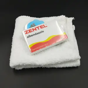 Custom promotional medicine gift 30g 30x30cm white terry cotton compressed towel