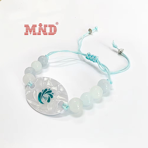 हस्तनिर्मित फैशन पत्थर बेडेड जेड बीड बीड्स प्रोग्राम योग्य nfc स्मार्ट कंगन गहने - Product Image 1