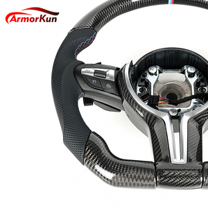 Volante in Fibra di Carbonio Premium Personalizzato con Impugnature Perforate per <span class=keywords><strong>BMW</strong></span> Serie <span class=keywords><strong>E</strong></span> F X1 X3 <span class=keywords><strong>X5</strong></span> - Product Image 5