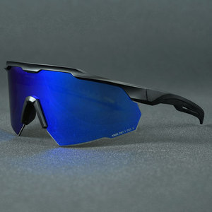 Lunettes de sport de sécurité ANSI Z87 UV400 avec verres interchangeables, monture TR90 - Product Image 2