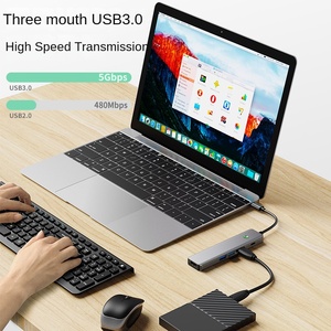 Hub de Desarrollo Tipo-C 5 en 1, Pantalla de Información con un Solo Botón, Convertidor USB 4K HD, Multipuerto para Portátil, 5 Puertos - Product Image 2