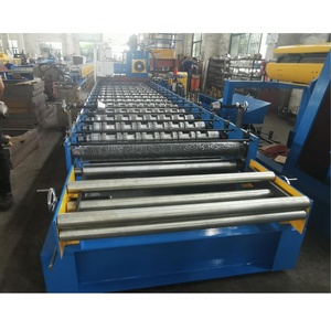 마케도니아 컬러 코팅 유약 타일 만들기 기계 금속 철판 지붕 타일 롤 성형 기계 - Product Image 6