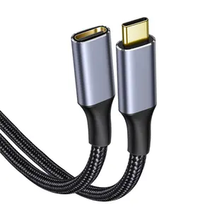 USB 3.1 Extension Cable USB C PD100W 10Gbps Extend Cable Male to Female Type C Extender Fast Charging Cable Cord for MacBook Pro