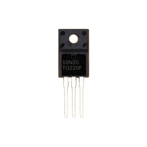 ทรานซิสเตอร์ MOSFET กำลังไฟ <span class=keywords><strong>10N20</strong></span> N-channel 200V 10A TO-220F ของแท้แบบ SMD วงจรรวม hualichip ไอซี mos <span class=keywords><strong>10N20</strong></span> - Product Image 1