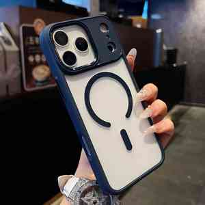 Cover Protettiva Avanzata per <span class=keywords><strong>Apple</strong></span> 17pro con Protezione Magnetica per Obiettivo in Metallo, <span class=keywords><strong>Custodia</strong></span> <span class=keywords><strong>Trasparente</strong></span> Arancione per iPhone17promax - Product Image 6