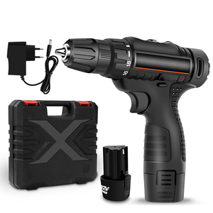Taladro Inalámbrico de <span class=keywords><strong>12V</strong></span> con Batería de Litio, Destornillador Eléctrico Multifuncional con Batería de Iones de Litio, Taladro Eléctrico de Doble Velocidad - Product Image 1