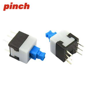 Interruptor de botón pulsador de 5.8x5.8, 7x7, 8x8, 8.5x8.5mm, con bloqueo automático, montaje en superficie, sin bloqueo, interruptor para multímetro, cabeza cuadrada - Product Image 2