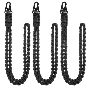 Cordón trenzado para teléfono para camping al aire libre con colgante de hebilla de pico de águila, llavero de supervivencia y mira telescópica de caza 6X de alta durabilidad - Product Image 2