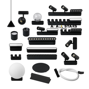 Nhà máy tùy chỉnh thương mại trang trí trong nhà có thể điều chỉnh ánh sáng tại chỗ theo dõi hệ thống chiếu sáng DC24V linh hoạt LED theo dõi đèn - Product Image 3