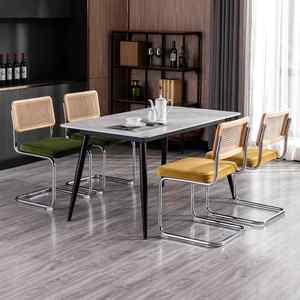 <span class=keywords><strong>Silla</strong></span> moderna Cesca <span class=keywords><strong>blanca</strong></span> y negra, <span class=keywords><strong>silla</strong></span> de comedor de caña de ratán, <span class=keywords><strong>silla</strong></span> Cesca con <span class=keywords><strong>patas</strong></span> de acero inoxidable - Product Image 4