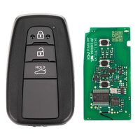 Clé intelligente universelle AUTEL IKEY TY8A3BL, 3 boutons, 315/433 MHz, télécommande de voiture pour TOY 8A, utilisable avec KM100 KM100E IM508 IM608 PRO